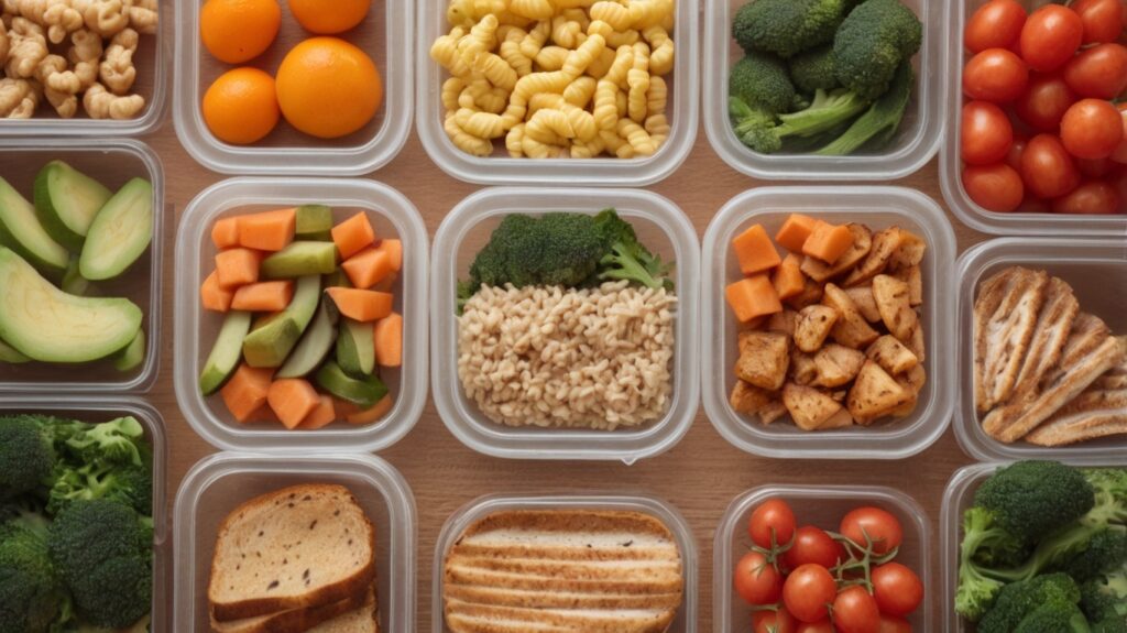 Plan your meals and stick to a budget grocery list. Bulk buying and cooking can save $30–50 a week.